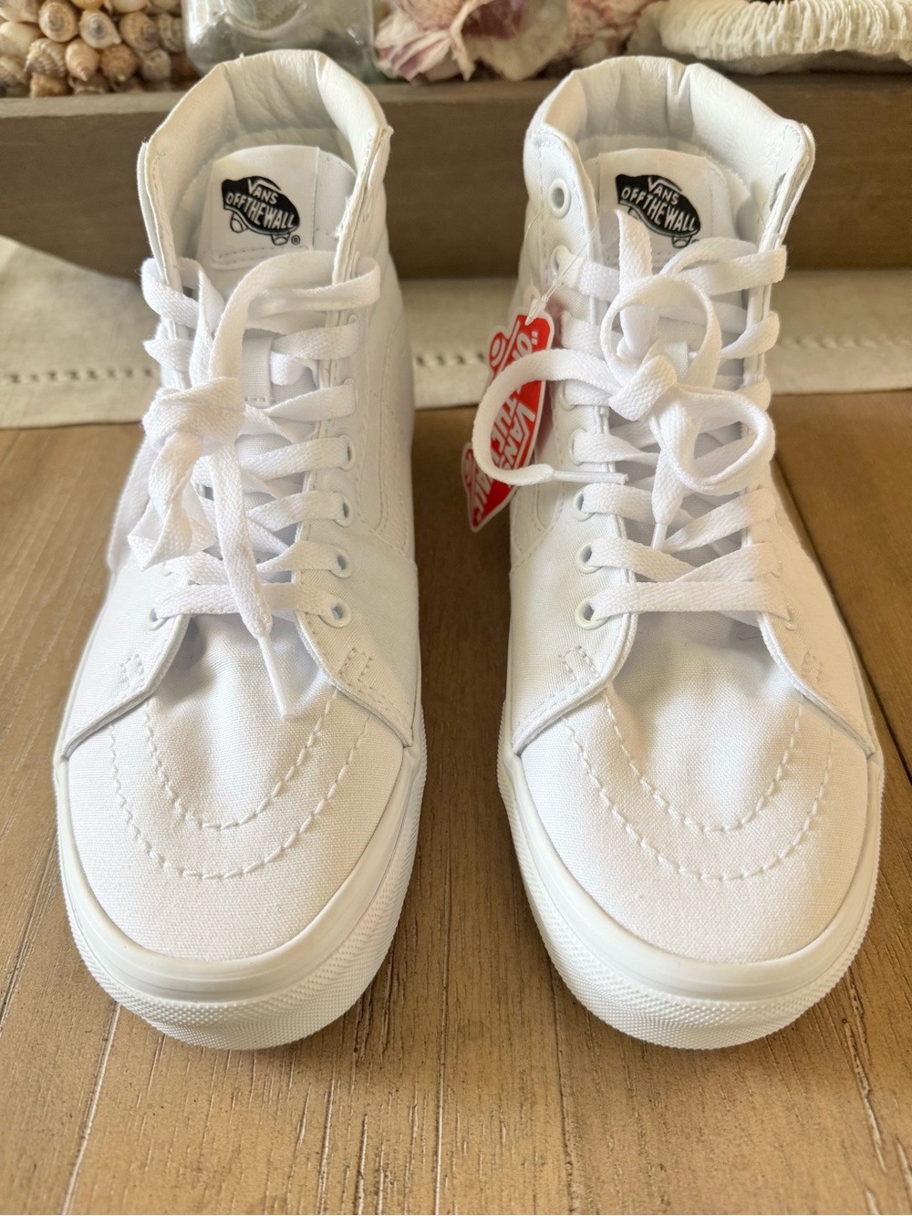 Vans Sk8-Hi Shoe, True White, NWT, Women’s Multiple - Picture 9 of 16
